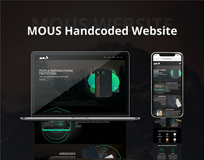 MOUS Handcoded Website