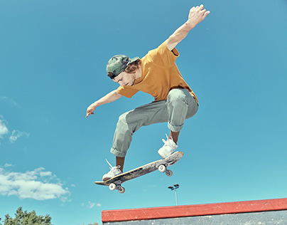 Skateboarding in Moscow