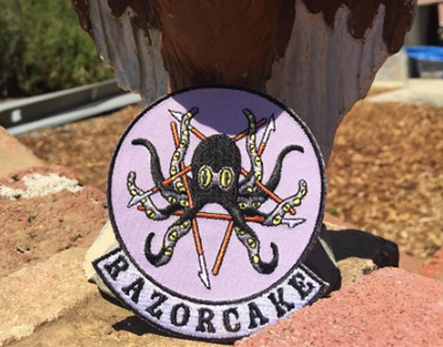 Razorcake Embroidered Patch
