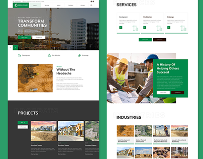 Green Slate Land - Website Design