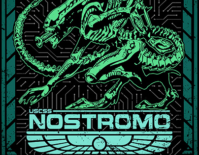 Alien USCSS Nostromo Essential 80s Movie Sci Fi Classic