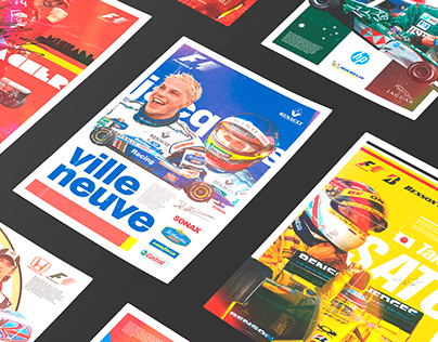 Formula 1 Drivers | Vintage Posters