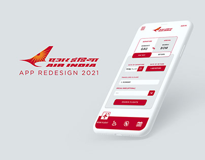 Air India App Redesign 2021