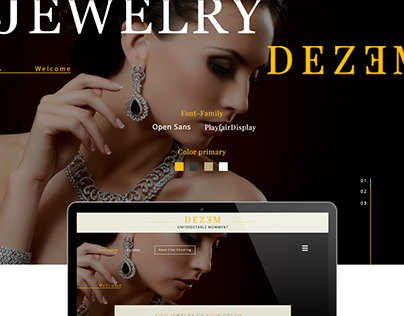 Homepage Design Jewelry