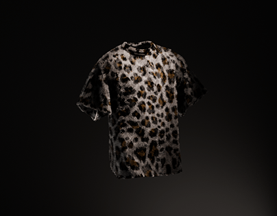 Leopard T-shirt | 3d