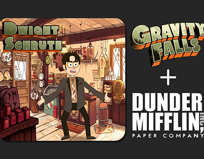 What if Dwight Schrute was in Gravity Falls?