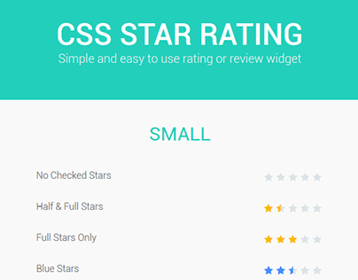 CSS Star Rating
