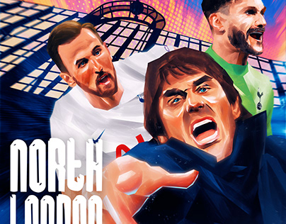 Tottenham Hotspur - North London Derby Poster 2021/22