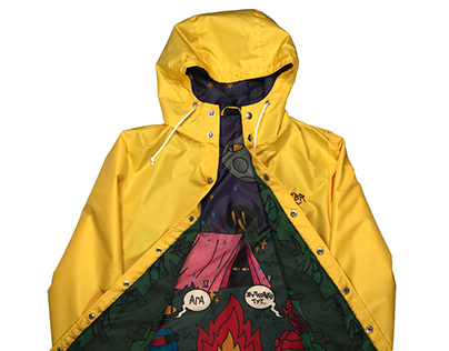 DNSMCBR «Twin Springs forest» raincoat
