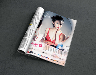 Floret Lingerie Magazine ads (Single & Double Spread)