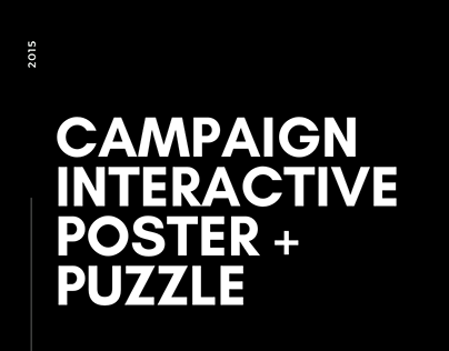 Lupus Campaign- Interactive Poster + Info Puzzle