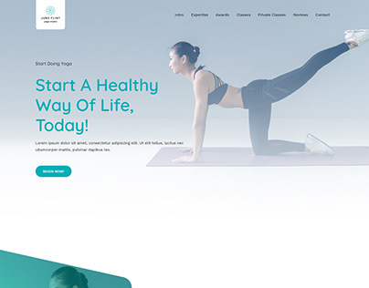 Yoga Trainer Website