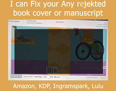 can Fix your Any rejected book cover or manuscript