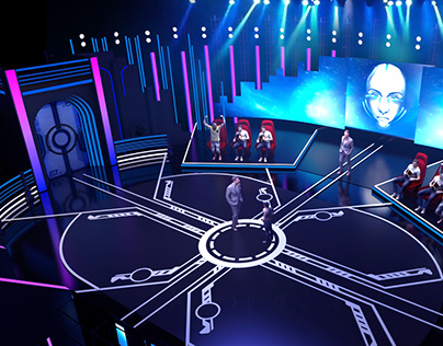 DPZ Show New Channel Scenery design