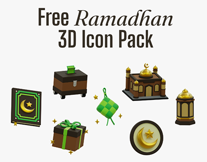 FREE 3D Ramadhan Icon Pack