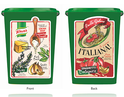 Packaging Design - KNORR World Cuisine Series