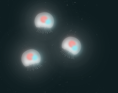 Jellyfish for underwater game