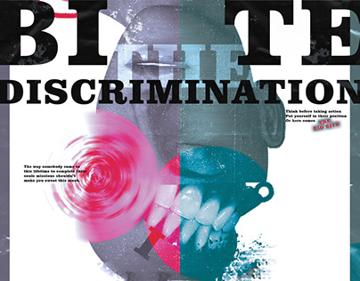 Discrimination Poster "Bite"