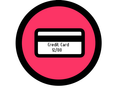 Credit Card Badge Template