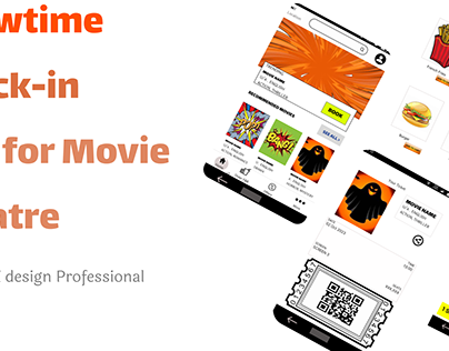 Showtime check-in app for a movie theater