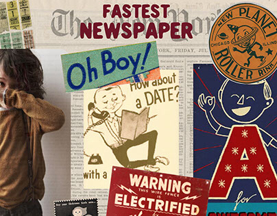 Fastest Newspaper Boy Collection AW 012
