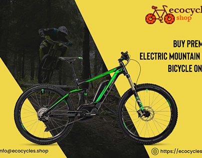 Buy Premium Electric Mountain Bike Bicycle Online