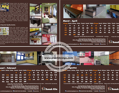 Contoh Desain Kalender Meja dan Dinding