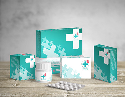 Free Medical Packaging Mockup PSD Template