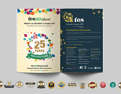 TES SEN Show Brochure, collateral and design