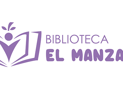 CREACIÓN DE LOGO Y POST: CLIENTE: BIBLIOTECA EL MANZANO