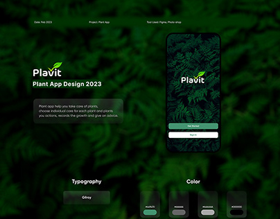 Plavit Plant Application Design | Case Study UI/UX