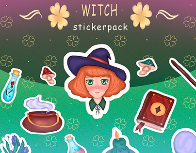 Stickerpack "Witch"