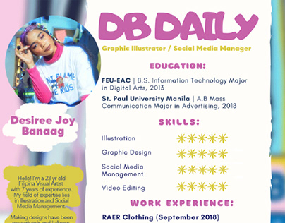 DB Daily Creative CV