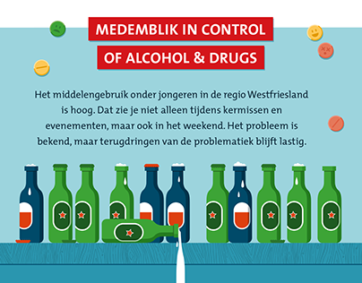Infographic alcohol and drugs