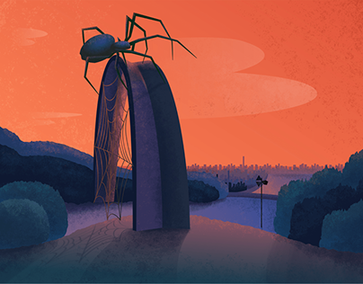 Custom Illustration pack. Insects in the City