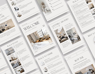 Airbnb Welcome Booklet | Ebook Canva Templates