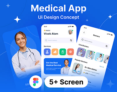 Medical App Ui Design Concept