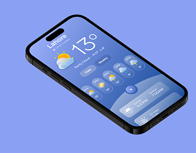 Project thumbnail - Weather App UI