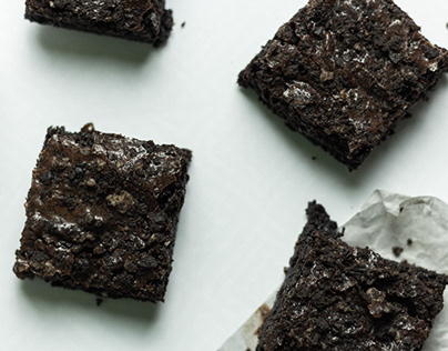 Oreo Brownies - Food Photography