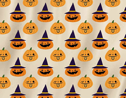 Halloween Pattern print
