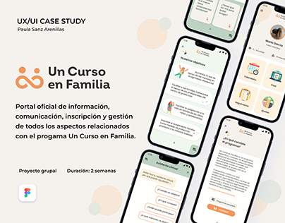 Project thumbnail - Un Curso en Familia | UX/UI Case Study