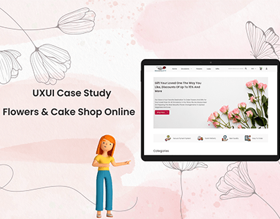 uxui Case Study/ Flowers & Cake Website