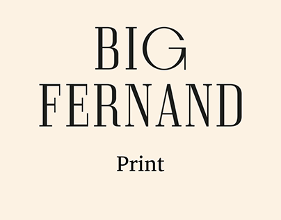 Campagne Print Big Fernand