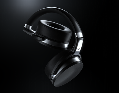 3D Product Animation - Sennhieser HD 450 Headphones