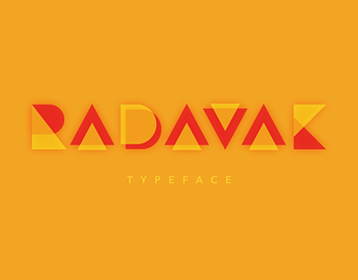 Radavak typeface