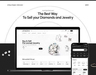 Project thumbnail - Marketplace (E-commerce ) - Diamond Jewlery Web & App