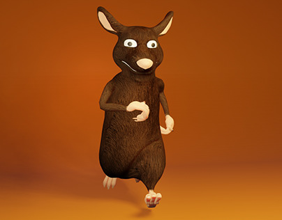 Ray The Lagos Rat Character Design