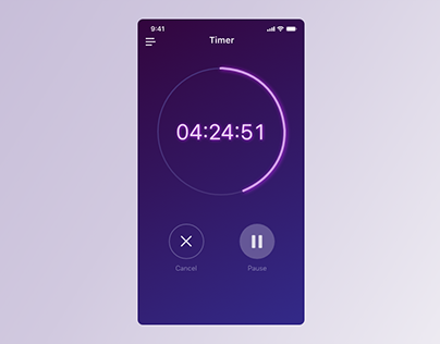 Daily UI Day #14: Timer