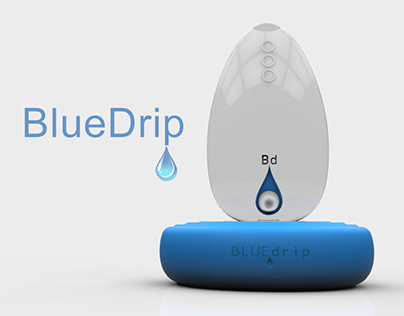 Blue Drip Glucose Monitor