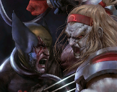 Omega Red VS Wolverine / Work in progress